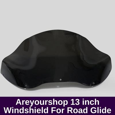Areyourshop 13 inch Windshield For Road Glide