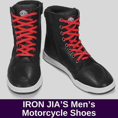 IRON JIA’S Men’s Motorcycle Shoes