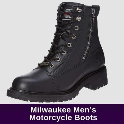 Milwaukee Men’s Motorcycle Boots
