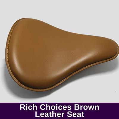 Rich Choices Brown Leather Seat