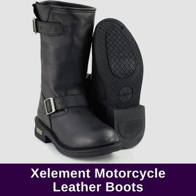 Xelement Motorcycle Leather Boots