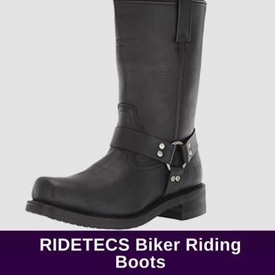 RIDETECS Biker Riding Boots