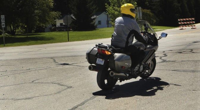Risks Associated With Driving Motorcycles Over Crack Sealants Or Tar Strips