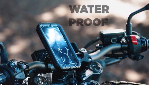 Waterproof Motorcycle Phone Mount With Wireless Charger