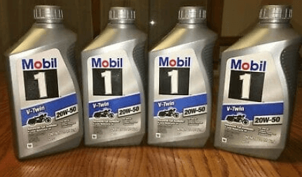 Mobil 1 96936 20W-50 V-Twin Synthetic Motorcycle Motor Oil