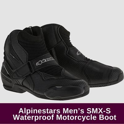 Alpinestars Men’s SMX-S Waterproof Motorcycle Boot