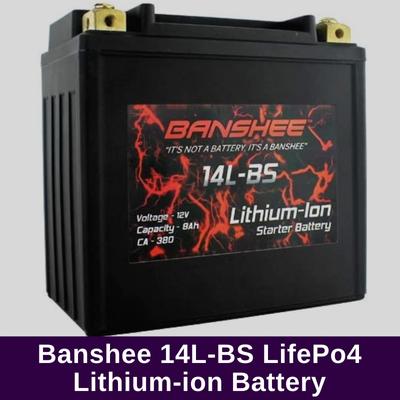 Banshee 14L-BS LifePo4 Lithium-ion Motorcycle Battery