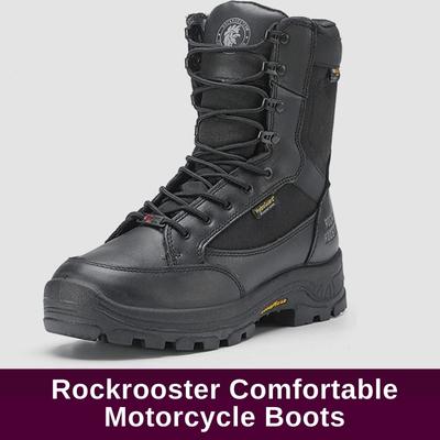 Rockrooster Comfortable Motorcycle Anti-Fatigue Boots