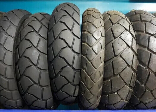 motorcycle Tire Types including Touring and Cruiser tires, Adventure and Dual Sport Tires